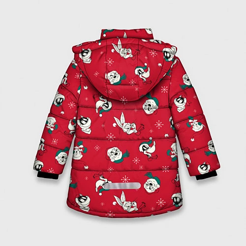 Зимняя куртка для девочки Tweety / 3D-Красный – фото 2