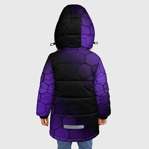Зимняя куртка для девочки AMONG US - DARK / 3D-Светло-серый – фото 4