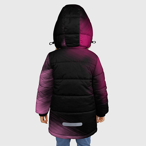 Зимняя куртка для девочки AMONG US - Милота / 3D-Светло-серый – фото 4