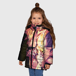 Куртка зимняя для девочки ЗЕНИЦУ ИЗ КЛИНКА, цвет: 3D-красный — фото 2