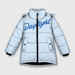 Куртка зимняя для девочки Дневной свет, цвет: 3D-черный
