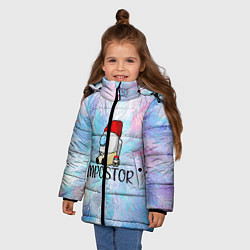 Куртка зимняя для девочки Impostor, цвет: 3D-черный — фото 2