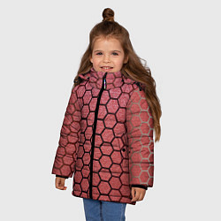 Куртка зимняя для девочки Соты, цвет: 3D-светло-серый — фото 2