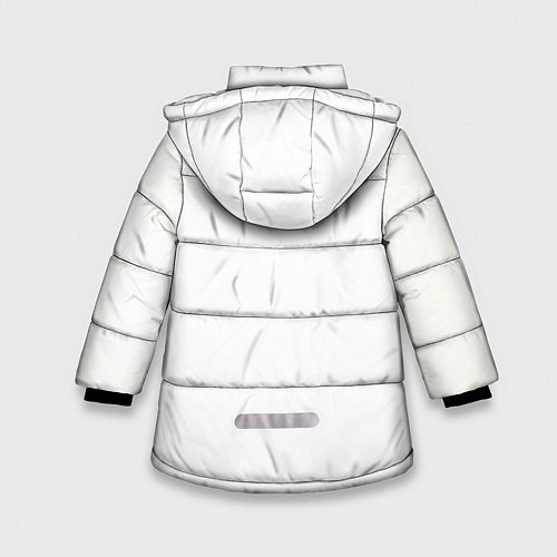 Зимняя куртка для девочки Котёнок / 3D-Красный – фото 2