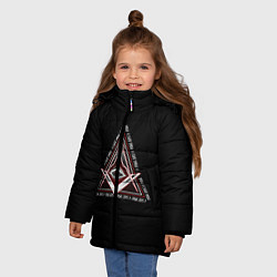 Куртка зимняя для девочки I See You, цвет: 3D-светло-серый — фото 2