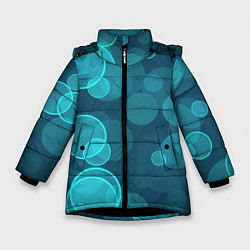 Куртка зимняя для девочки Боке, цвет: 3D-черный