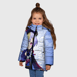 Куртка зимняя для девочки GENSHIN IMPACT, ЦИ ЦИ,, цвет: 3D-светло-серый — фото 2