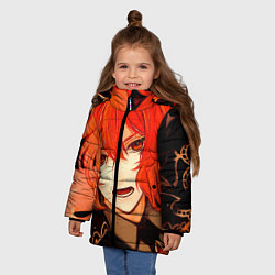 Куртка зимняя для девочки GENSHIN IMPACT DILUC, цвет: 3D-красный — фото 2