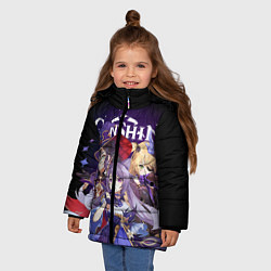 Куртка зимняя для девочки GENSHIN IMPACT, цвет: 3D-красный — фото 2