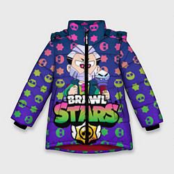 Куртка зимняя для девочки Brawl Stars Byron, цвет: 3D-красный
