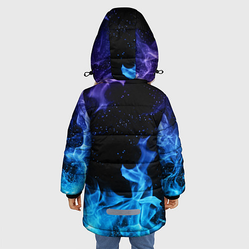 Зимняя куртка для девочки BRAWL STARS EDGAR / 3D-Светло-серый – фото 4
