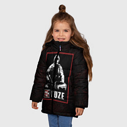 Куртка зимняя для девочки Fuze, цвет: 3D-черный — фото 2