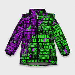 Куртка зимняя для девочки UNDERTALE, цвет: 3D-светло-серый