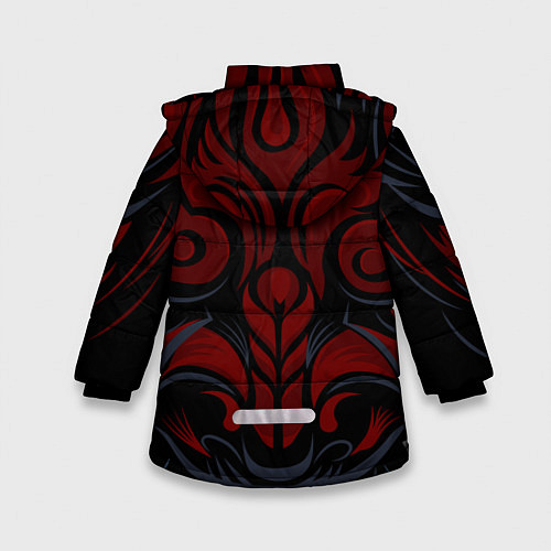 Зимняя куртка для девочки SAMURAI LVL UP / 3D-Красный – фото 2