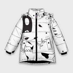 Зимняя куртка для девочки Кис-Кис