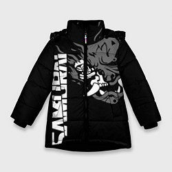 Куртка зимняя для девочки SAMURAI 2077, цвет: 3D-черный