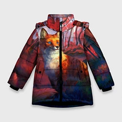 Зимняя куртка для девочки Рыжая лиса