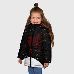 Куртка зимняя для девочки GHOSTEMANE, цвет: 3D-черный — фото 2