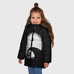 Куртка зимняя для девочки Little Nightmares 2, цвет: 3D-светло-серый — фото 2