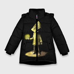 Куртка зимняя для девочки Little Nightmares 2, цвет: 3D-черный