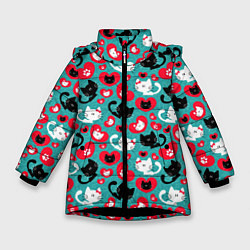 Зимняя куртка для девочки Kitty Любовь