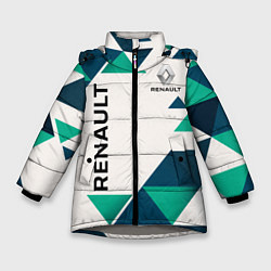 Куртка зимняя для девочки Renault, цвет: 3D-светло-серый