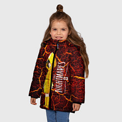 Куртка зимняя для девочки Little Nightmares 2 цвета 3D-черный — фото 2