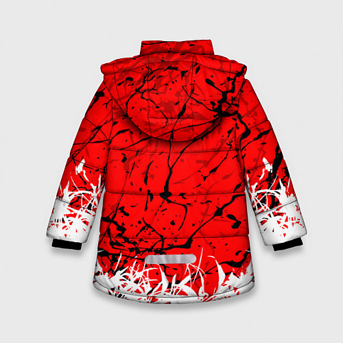 Зимняя куртка для девочки ТОКИЙСКИЙ ГУЛЬ / 3D-Красный – фото 2
