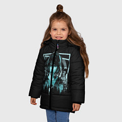 Куртка зимняя для девочки Life Is Strange, цвет: 3D-черный — фото 2