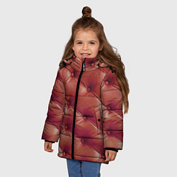 Куртка зимняя для девочки Диванчик, цвет: 3D-черный — фото 2