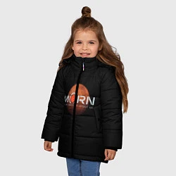 Куртка зимняя для девочки Марс, цвет: 3D-черный — фото 2