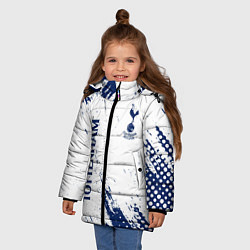 Куртка зимняя для девочки TOTTENHAM HOTSPUR, цвет: 3D-светло-серый — фото 2