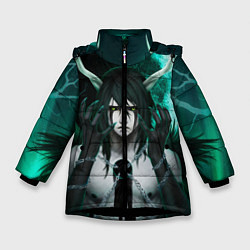 Куртка зимняя для девочки Ulquiorra Schiffer Bleach, цвет: 3D-черный