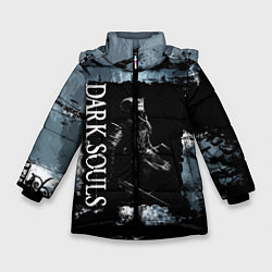 Куртка зимняя для девочки Darksouls the game, цвет: 3D-черный