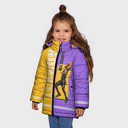 Куртка зимняя для девочки LeBron, цвет: 3D-черный — фото 2