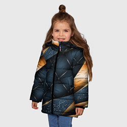 Куртка зимняя для девочки 3D VERSACE VIP GOLD, цвет: 3D-красный — фото 2