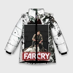 Куртка зимняя для девочки FARCRY WOLF, цвет: 3D-черный