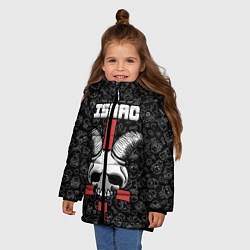 Куртка зимняя для девочки The Binding of Isaac, цвет: 3D-черный — фото 2