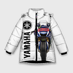 Куртка зимняя для девочки YAMAHA 002, цвет: 3D-черный
