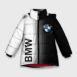 Зимняя куртка для девочки Black and White BMW