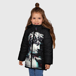 Куртка зимняя для девочки David Glitch, цвет: 3D-красный — фото 2