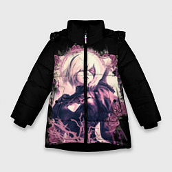 Куртка зимняя для девочки 2B ROSES, цвет: 3D-черный
