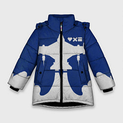 Куртка зимняя для девочки Love Death And Robots Lucky 13, цвет: 3D-черный