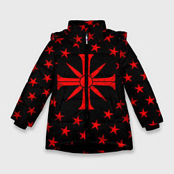 Куртка зимняя для девочки FAR CRY 5 SINNER СЕКТА, цвет: 3D-черный