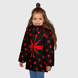 Куртка зимняя для девочки FAR CRY 5 SINNER СЕКТА, цвет: 3D-черный — фото 2