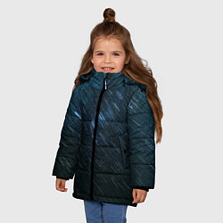 Куртка зимняя для девочки Sky-line, цвет: 3D-черный — фото 2