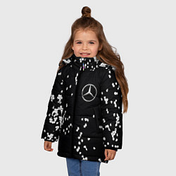 Куртка зимняя для девочки Мерин, цвет: 3D-черный — фото 2