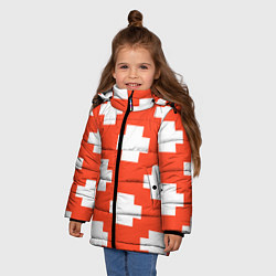 Куртка зимняя для девочки Toca Life: Live, цвет: 3D-красный — фото 2