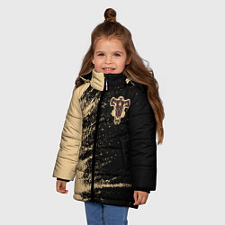 Куртка зимняя для девочки Black clover bull, цвет: 3D-черный — фото 2