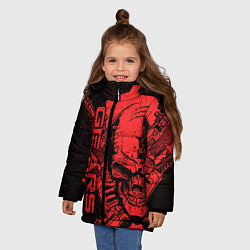Куртка зимняя для девочки Gears 5 - Gears of War, цвет: 3D-черный — фото 2